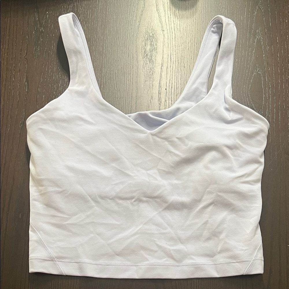 lululemon athletica Classic White Tank Top